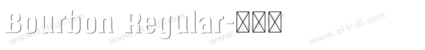 Bourbon Regular字体转换